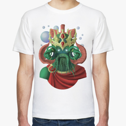 Футболка с принтом Нептун