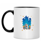 Кружка двухцветная