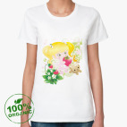 Женская футболка органик