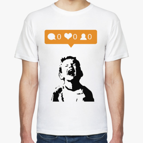 Футболка с принтом no like no come no friend