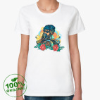 Женская футболка органик