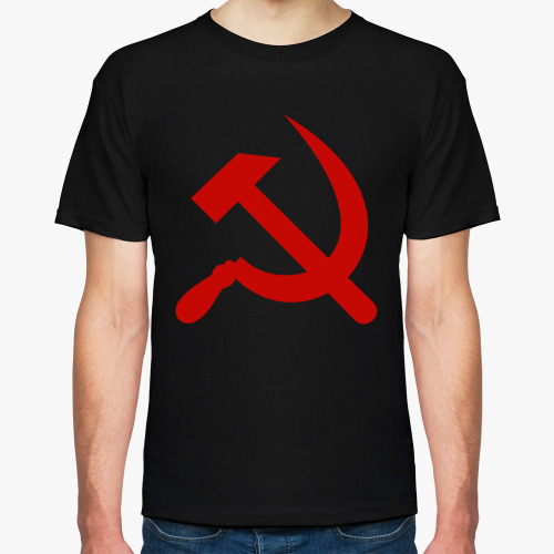 Футболка с принтом Серп и Молот