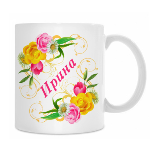 Кружка с принтом Ирина