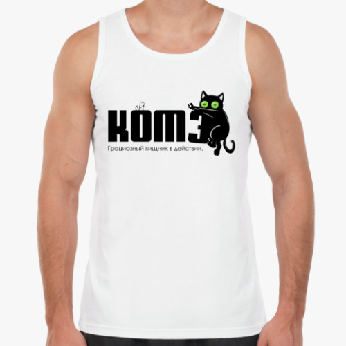 Майка с принтом Котэ