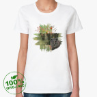 Женская футболка органик