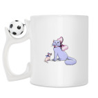 Кружка с футбольным мячиком