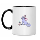 Кружка двухцветная