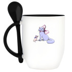 Кружка с ложкой