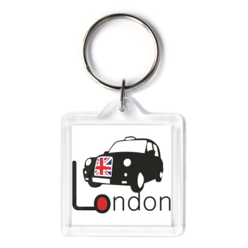 Брелок с принтом  'Лондон'