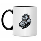 Кружка двухцветная