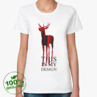 Женская футболка органик