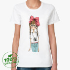 Женская футболка органик