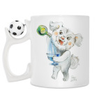 Кружка с футбольным мячиком