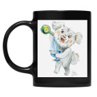 Кружка цветная UV-DTF