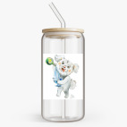 Банка с бамбуковой крышкой