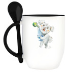 Кружка с ложкой