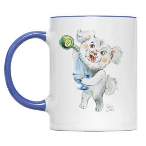 Кружка с принтом Водолей