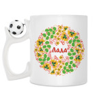 Кружка с футбольным мячиком