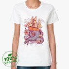 Женская футболка органик