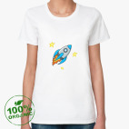 Женская футболка органик