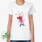 Женская футболка органик