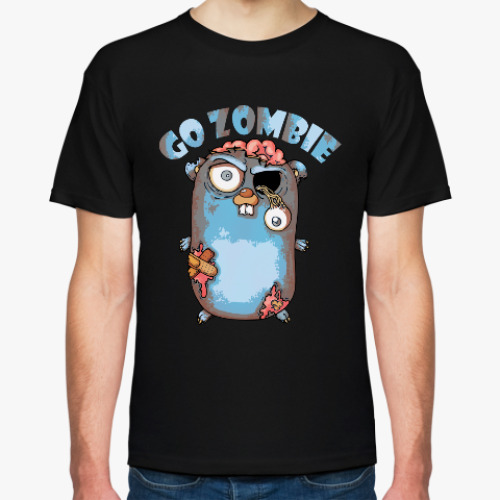 Футболка с принтом Zombie Go