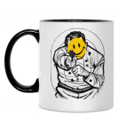 Кружка двухцветная