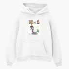 Толстовка худи оверсайз