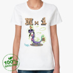 Женская футболка органик