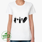 Женская футболка органик