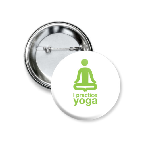 Значок 37мм yoga