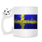 Кружка с футбольным мячиком