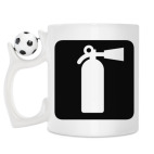 Кружка с футбольным мячиком