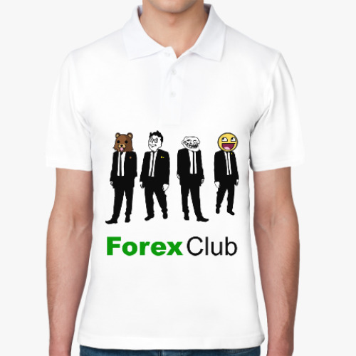 Рубашка поло с принтом Forex Club
