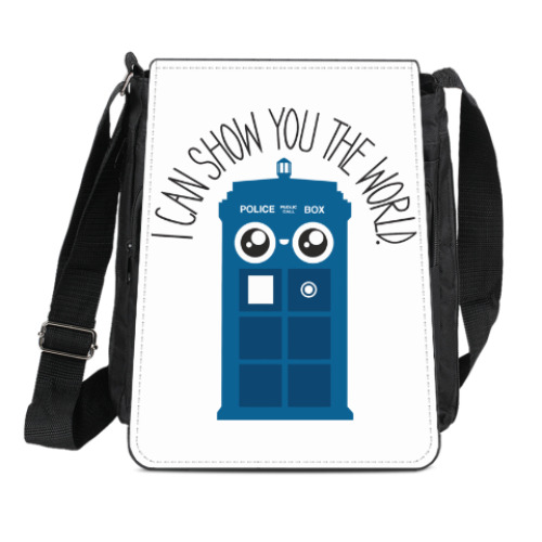 Сумка-планшет с принтом Я покажу тебе мир