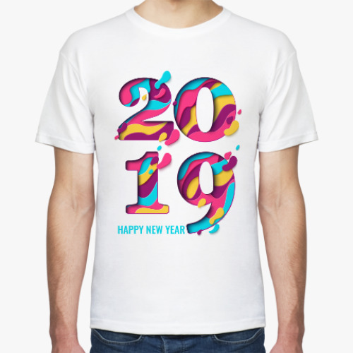 Футболка с принтом Год кабана 2019