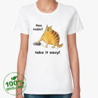 Женская футболка органик