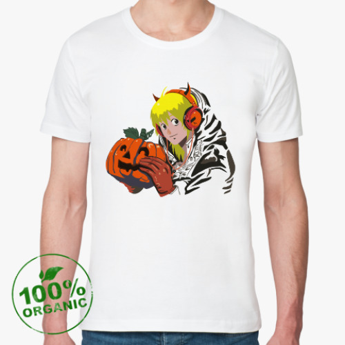 Футболка из органик-хлопка с принтом Dorohedoro-дорохедоро