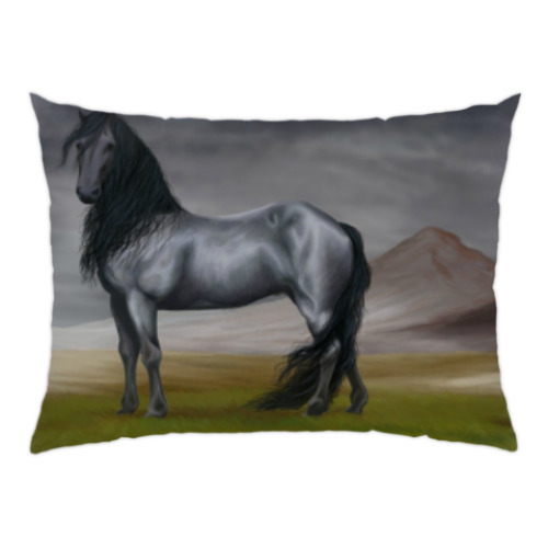 Подушка с принтом Horse
