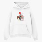 Толстовка худи оверсайз