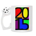 Кружка с футбольным мячиком