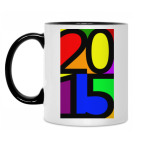 Кружка двухцветная