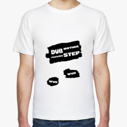 Футболка с принтом DUB STEP!