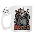 Кружка с футбольным мячиком