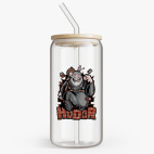 Банка с бамбуковой крышкой