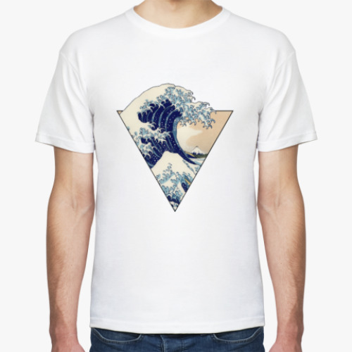 Футболка с принтом Волна Канагавы