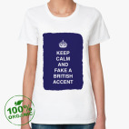 Женская футболка органик