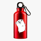 Металлическая бутылка 400 мл UV-DTF