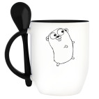 Кружка с ложкой