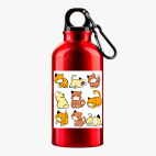 Металлическая бутылка 400 мл UV-DTF